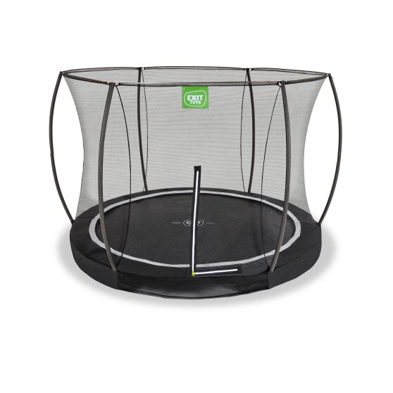 EXIT Black Edition nedgravet trampolin ø244cm - sort