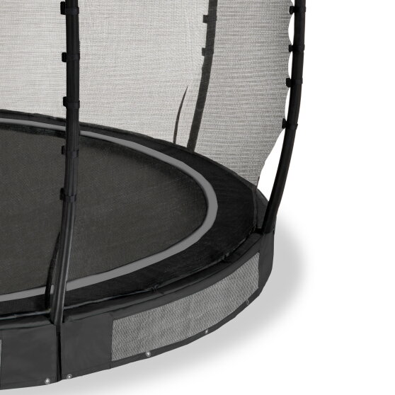 EXIT Allure Classic nedgravet trampolin ø427cm - sort