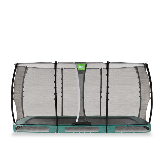 EXIT Allure Classic nedgravet trampolin 244x427cm - grøn
