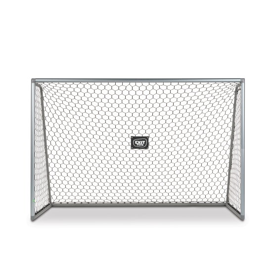 EXIT Scala fodboldmål i aluminium 300x200cm - mat sølv