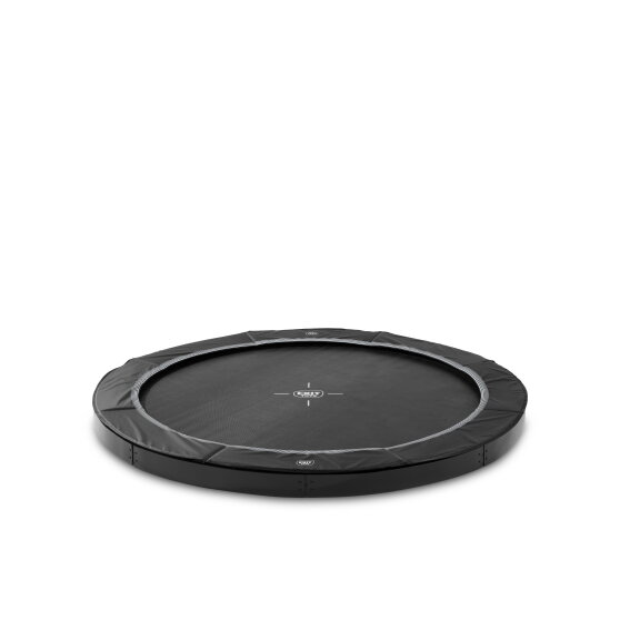 EXIT InTerra sportstrampolin i jordniveau &oslash;244cm - sort