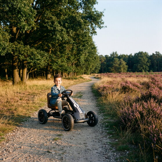 EXIT Foxy gokart til b&oslash;rn sort | pedal-gokart fra 2 &aring;r