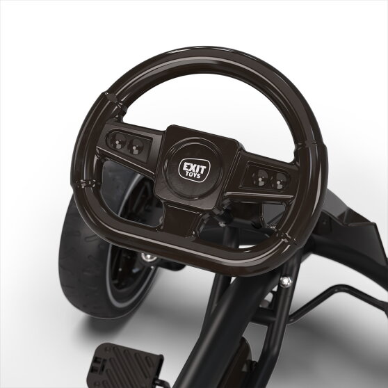 EXIT Foxy gokart til børn sort | pedal-gokart fra 2 år