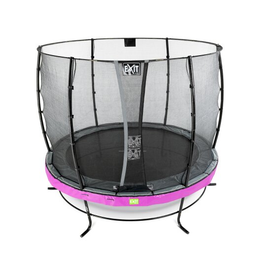 EXIT Elegant trampoline ø253cm with Economy safetynet - purple