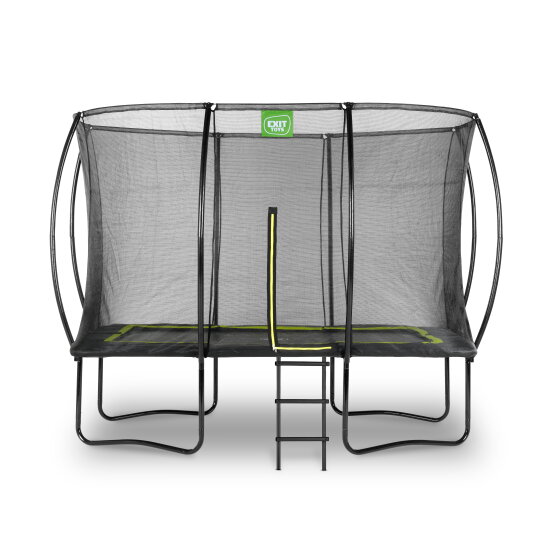 EXIT Silhouette trampolin 214x305cm med stige - sort