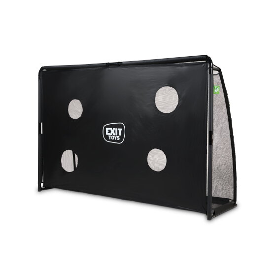 EXIT Finta fodboldm&aring;l i st&aring;l 300x200cm - sort