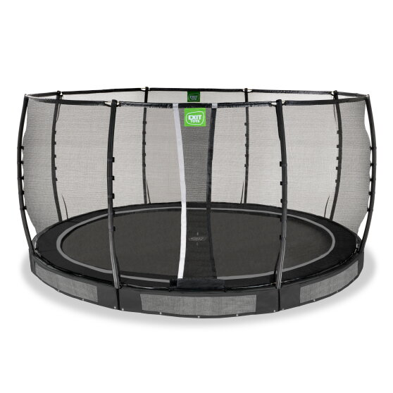EXIT Allure Premium nedgravet trampolin ø427cm - sort
