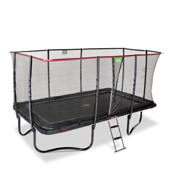 EXIT PeakPro trampolin 244x427cm - sort