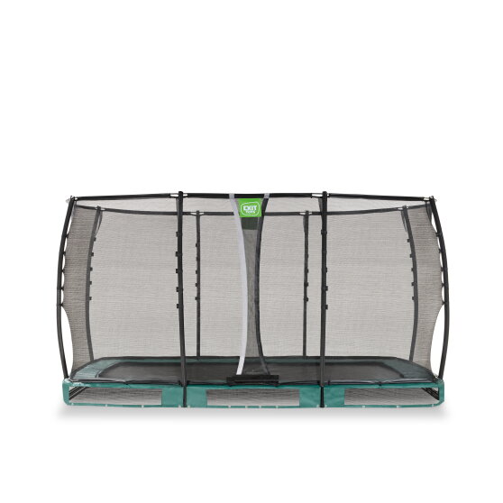 EXIT Allure Premium nedgravet trampolin 214x366cm - grøn