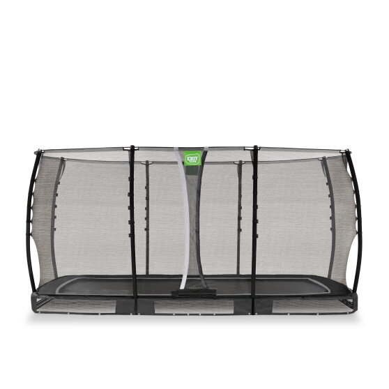 EXIT Allure Classic nedgravet trampolin 244x427cm - sort