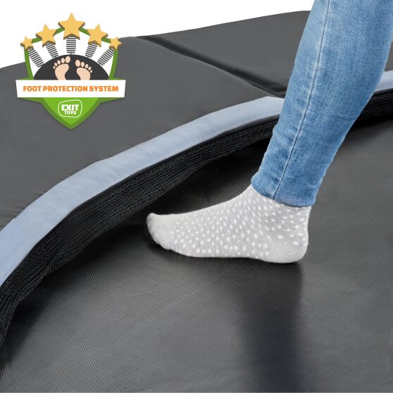 EXIT PeakPro trampolin ø427cm - sort