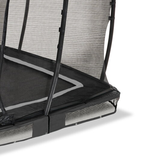 EXIT Allure Premium nedgravet trampolin 214x366cm - sort