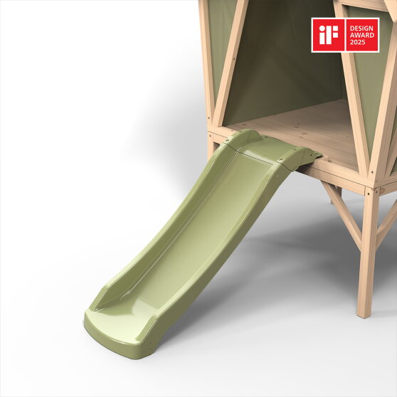 Yuki 300 legehus med rutsjebane EXIT Toys