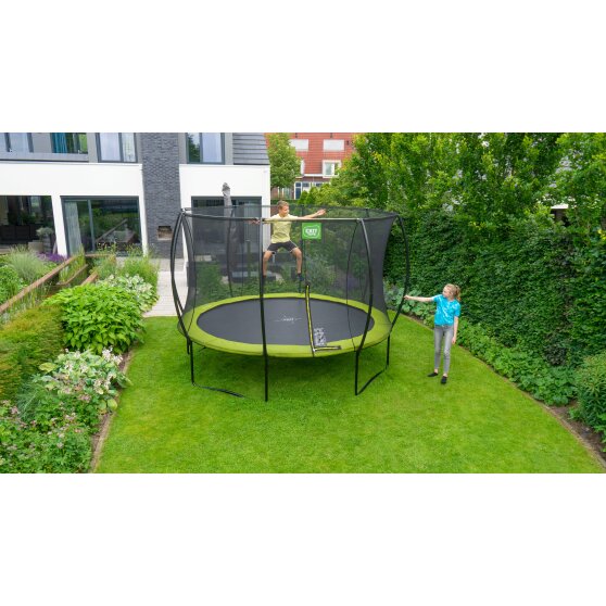 EXIT Silhouette trampolin ø244cm - grøn