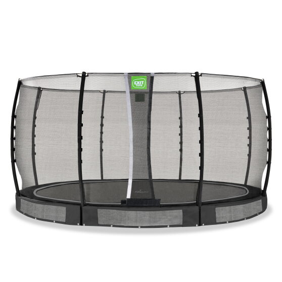 EXIT Allure Classic nedgravet trampolin &oslash;427cm - sort