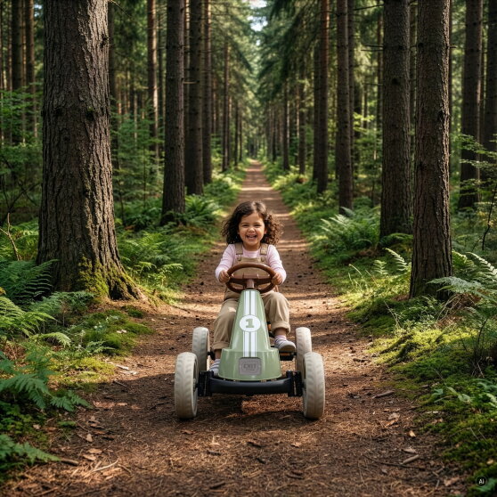 EXIT Foxy gokart til børn grøn | pedal-gokart fra 2 år
