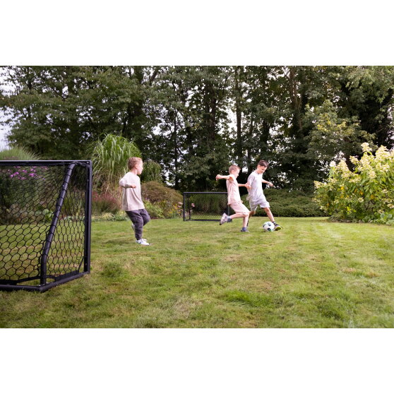 EXIT Scala fodboldmål i aluminium 120x80cm - sort