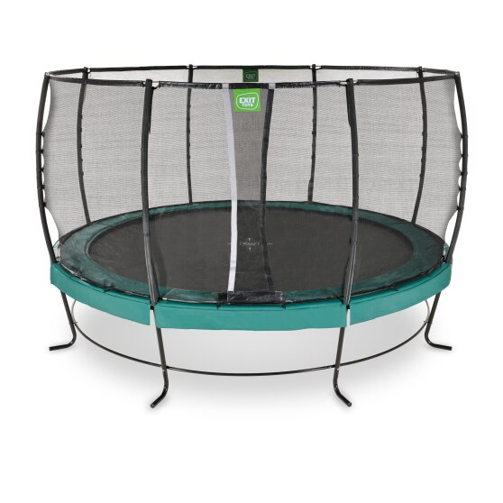 EXIT Lotus Premium trampolin ø427cm - grøn