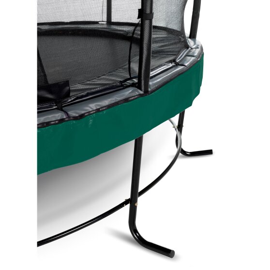 EXIT Elegant Premium trampoline ø427cm with Deluxe safetynet - green