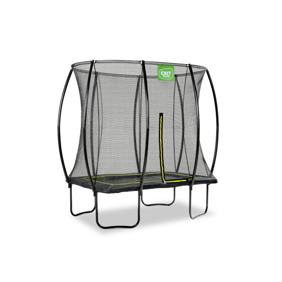EXIT Silhouette trampolin 153x214cm med stige - sort