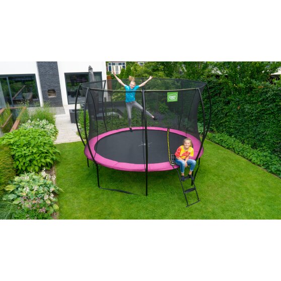 EXIT Silhouette trampolin ø427cm - lyserød