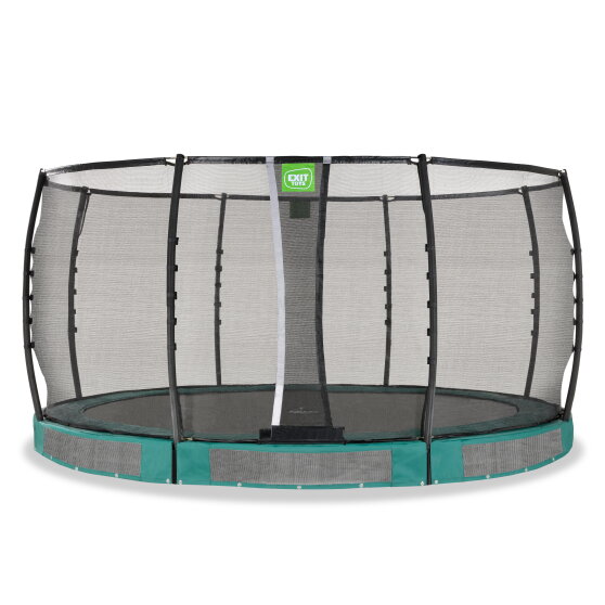 EXIT Allure Premium nedgravet trampolin &oslash;427cm - gr&oslash;n