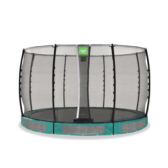 EXIT Allure Classic nedgravet trampolin &oslash;366cm - gr&oslash;n