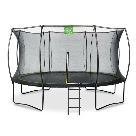 EXIT Silhouette trampolin ø366cm med stige - sort