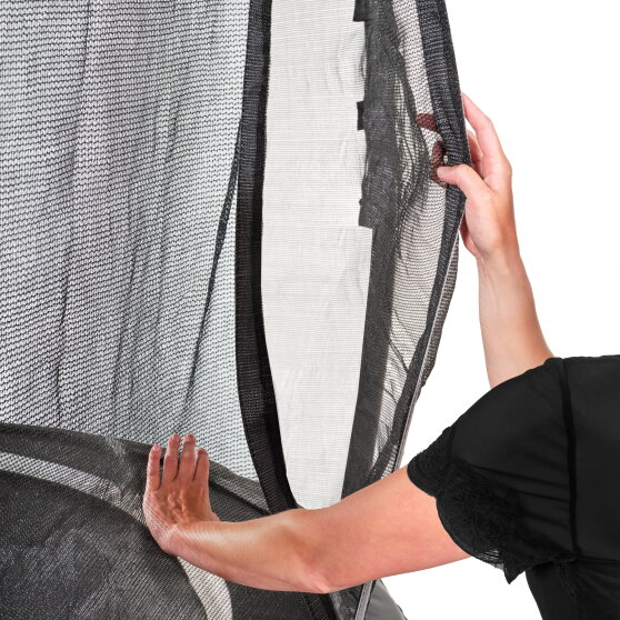EXIT Allure Classic nedgravet trampolin ø427cm - sort