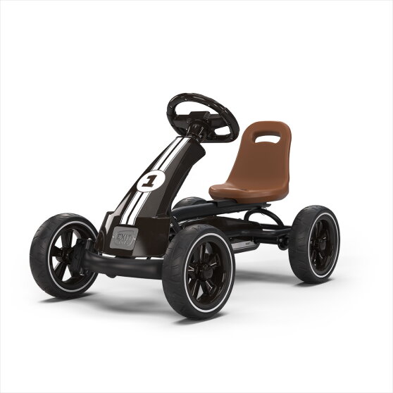 EXIT Foxy gokart til børn sort | pedal-gokart fra 2 år