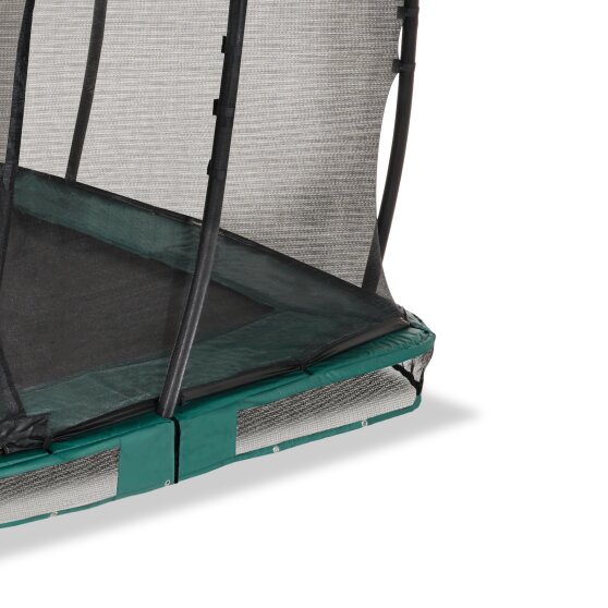 EXIT Allure Premium nedgravet trampolin 214x366cm - grøn