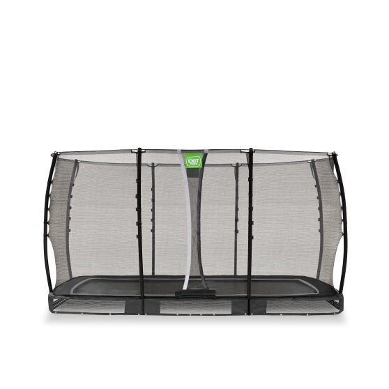 EXIT Allure Classic nedgravet trampolin 214x366cm - sort