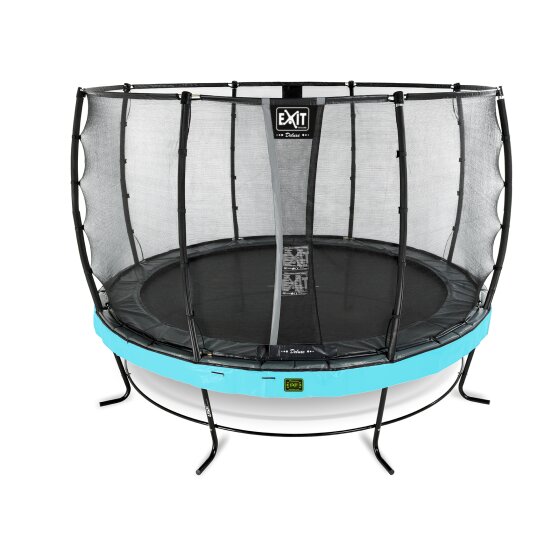 EXIT Elegant Premium trampoline ø366cm with Deluxe safetynet - blue