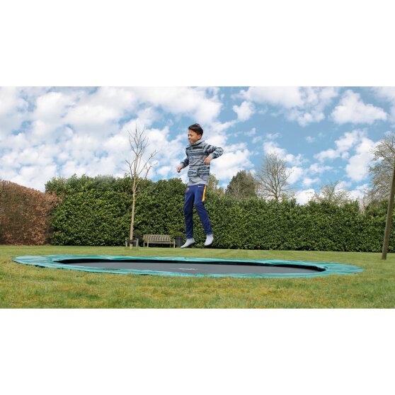 EXIT Supreme ground trampoline ø427cm - grey