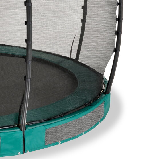 EXIT Allure Premium nedgravet trampolin ø366cm - grøn