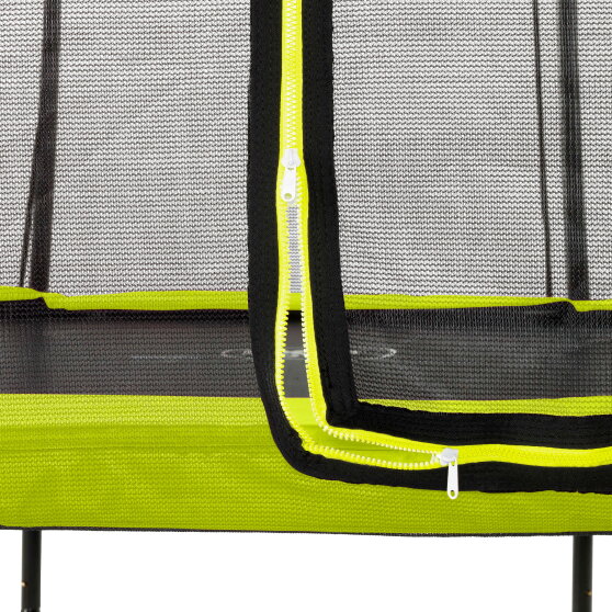 EXIT Silhouette trampolin ø244cm - grøn + gratis tilbehørssæt