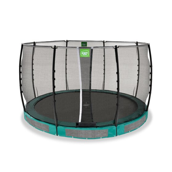 EXIT Allure Classic nedgravet trampolin ø366cm - grøn