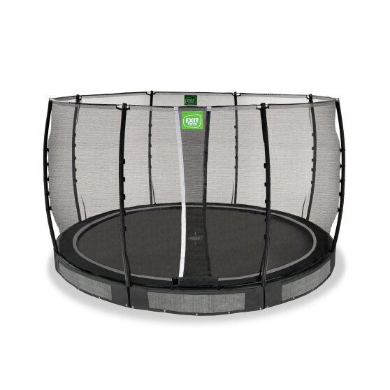 EXIT Allure Classic nedgravet trampolin &oslash;366cm - sort
