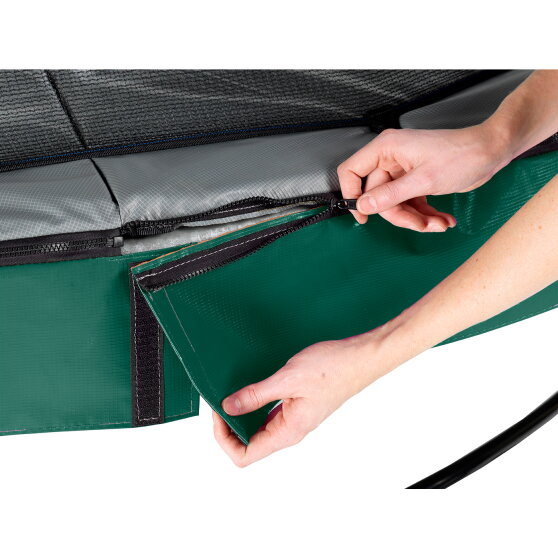 EXIT Elegant Premium trampolin komplet sæt ø305cm - grøn