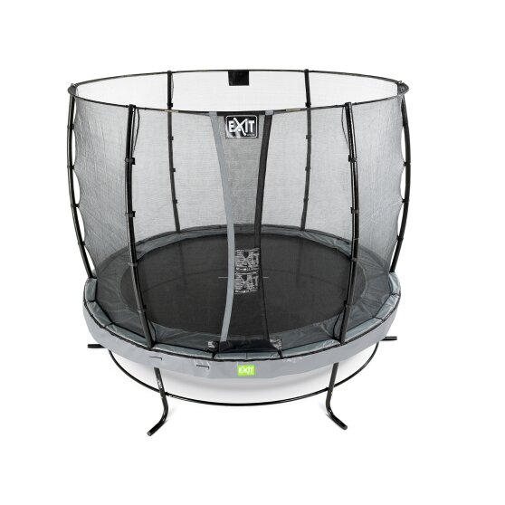 EXIT Elegant trampoline ø253cm with Economy safetynet - grey