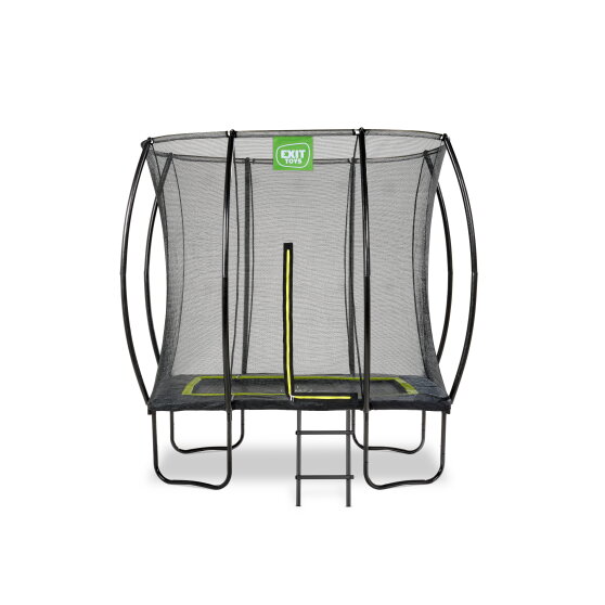EXIT Silhouette trampolin 153x214cm med stige - sort