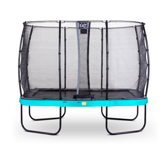 EXIT Elegant trampoline 214x366cm with Economy safetynet - blue