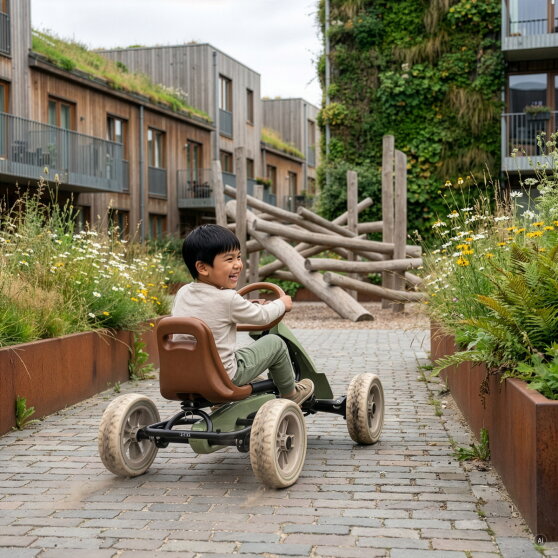 EXIT Foxy gokart til børn grøn | pedal-gokart fra 2 år