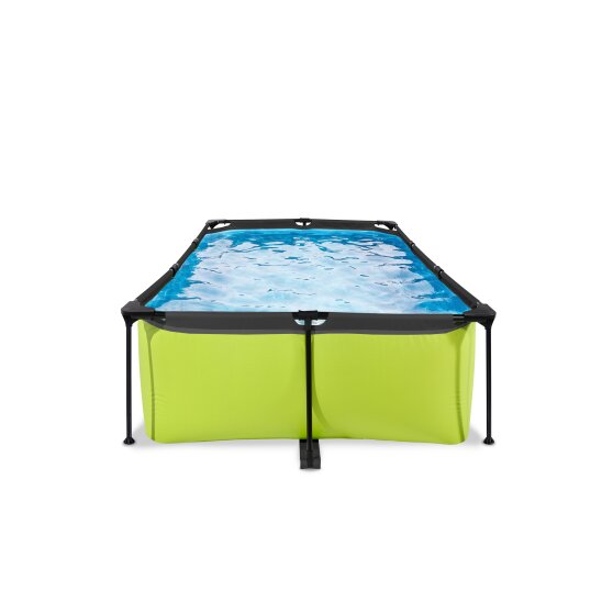 EXIT Lime pool 220x150x65cm med filterpumpe - grøn