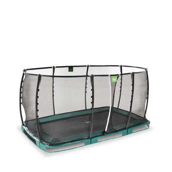 EXIT Allure Premium nedgravet trampolin 244x427cm - gr&oslash;n