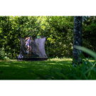 EXIT Silhouette nedgravet trampolin ø244cm med sikkerhedsnet - lyserød