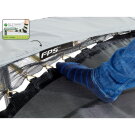 EXIT Elegant Premium trampolin komplet sæt 214x366cm - sort