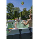 EXIT Black Leather pool 540x250x122cm med filterpumpe - sort