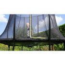 EXIT Silhouette trampolin 153x214cm med stige - sort