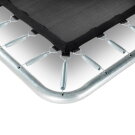 EXIT Silhouette trampolin 244x366cm med stige - sort